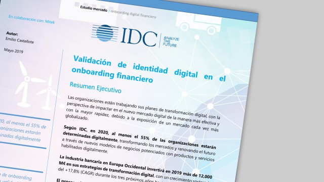 Estudio sobre la validación de la identidad digital en el onboarding financiero