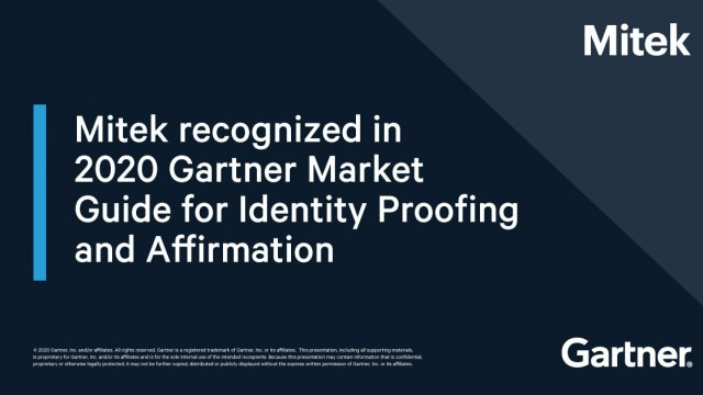 Gartner ID proofing PR