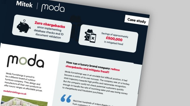 Mitek case study Moda