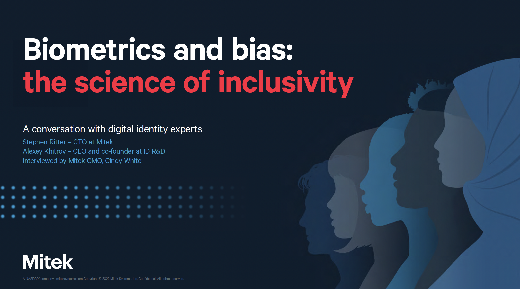 Biometric bias report