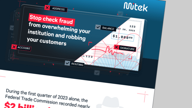 Check fraud infographic