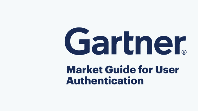 Gartner Market Guide for User Authentication