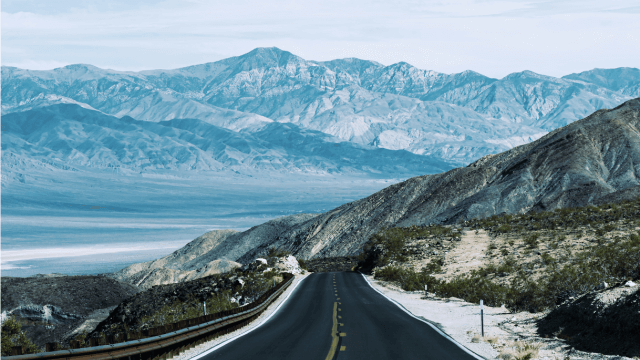 Road through the mountains
